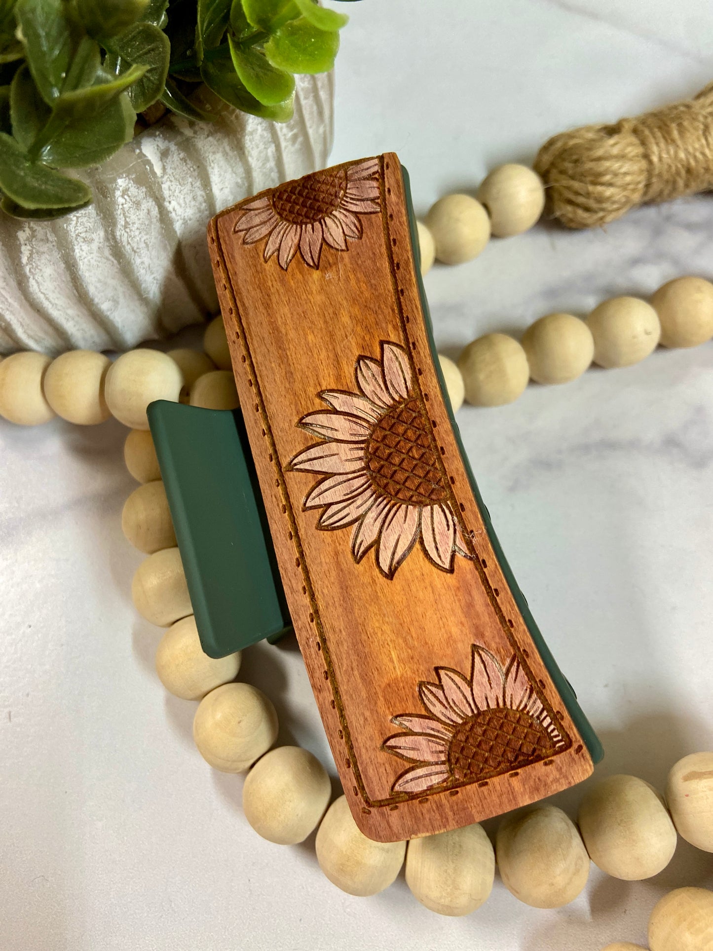 Sunflower Trio Hair Clip