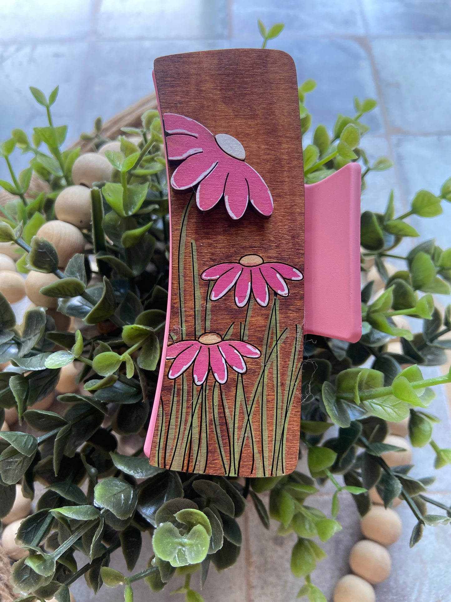 3 Flower Hair Clip