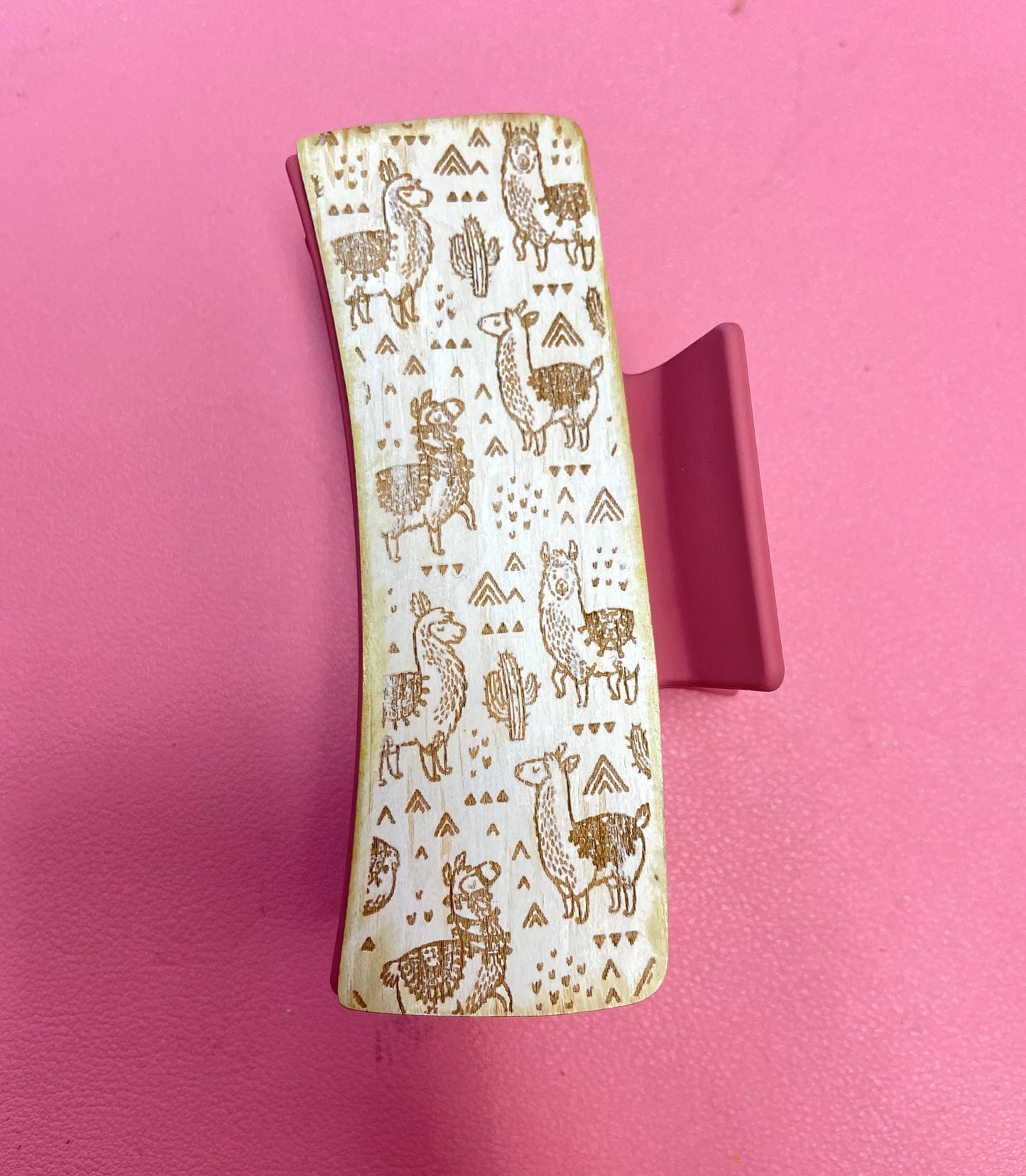 Llama Galore Hair Clip