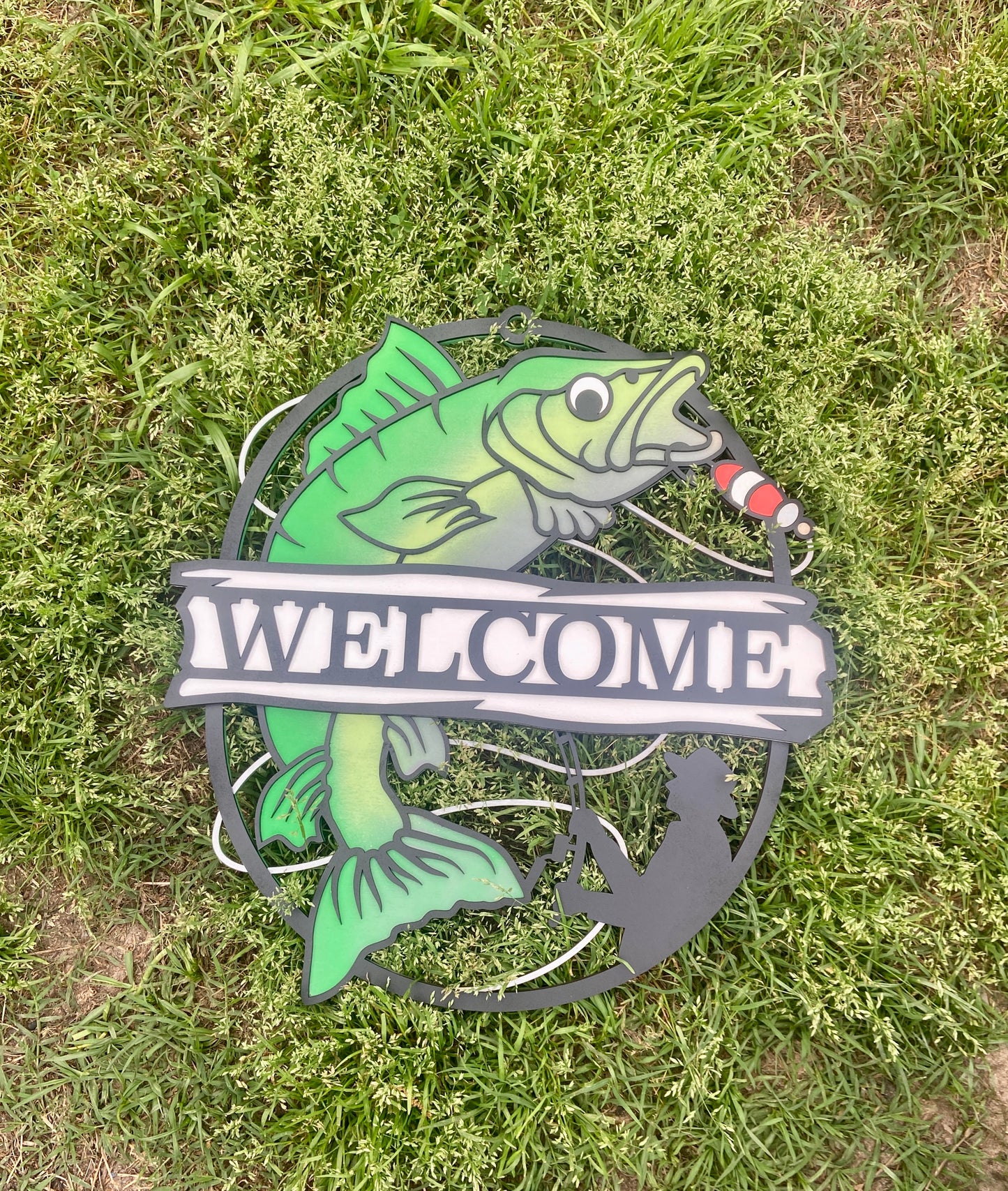 Walleye Fishing Door Hanger