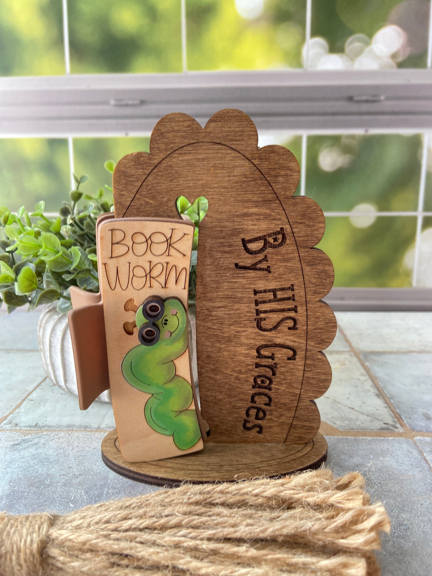 Bookworm Hair clip