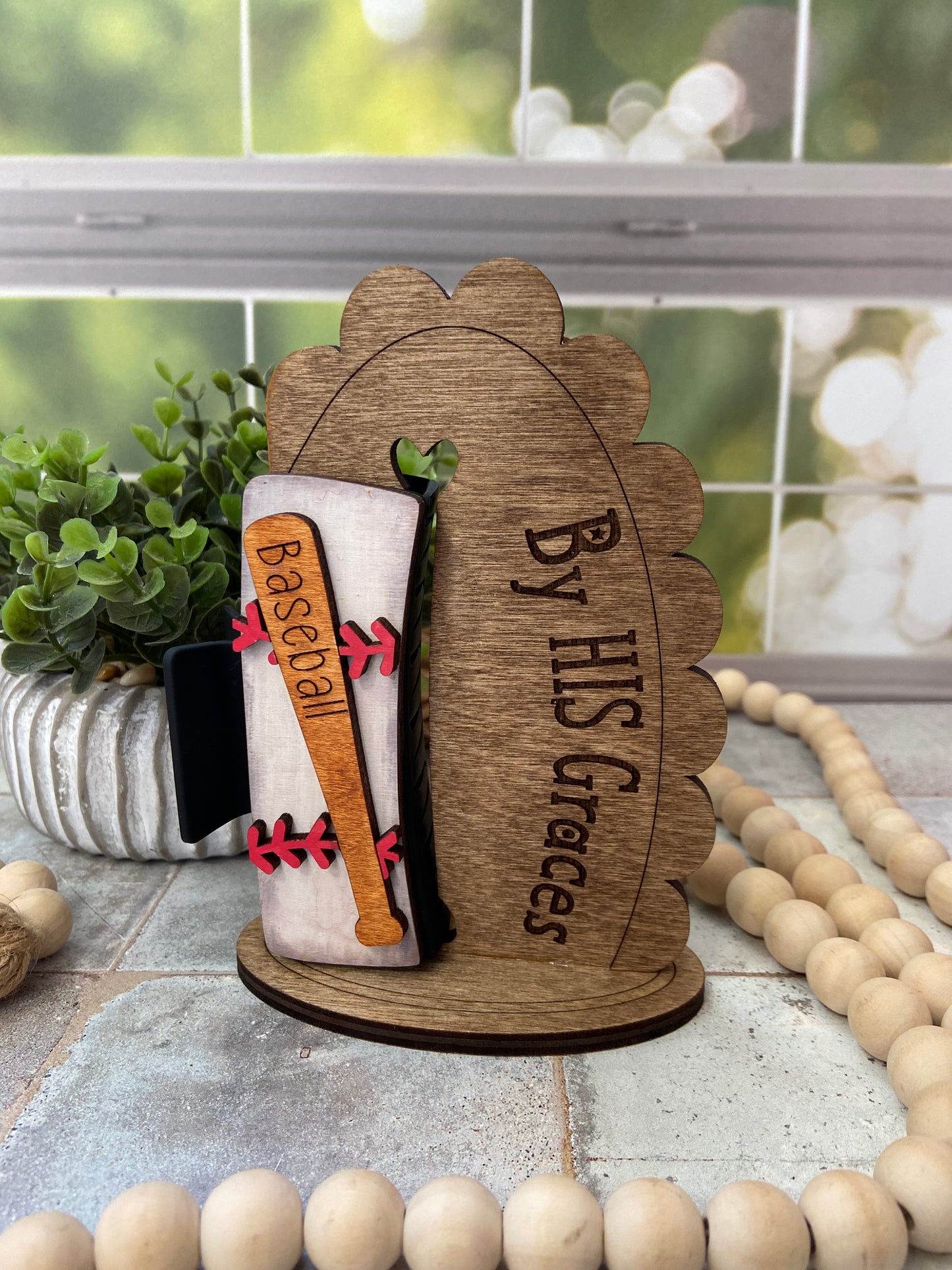 Baseball Hair Clip