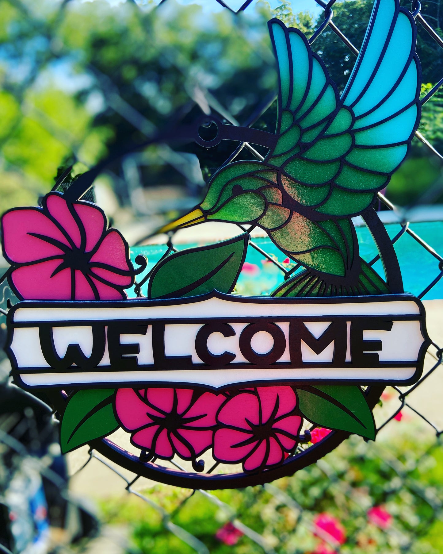 Door Hanger- Humming Bird