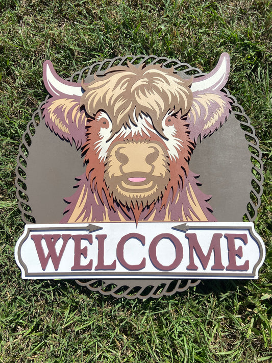 Welcome Highland Cow