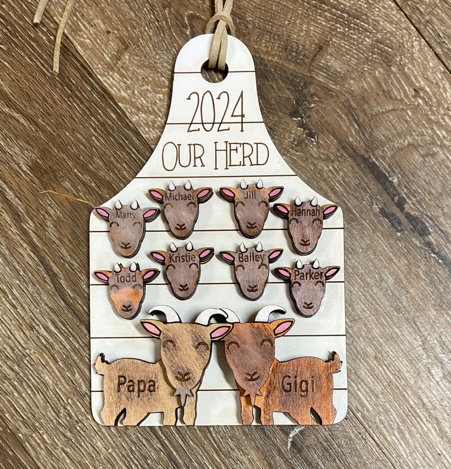 Our Herd - Cow or Goats Christmas Ornament