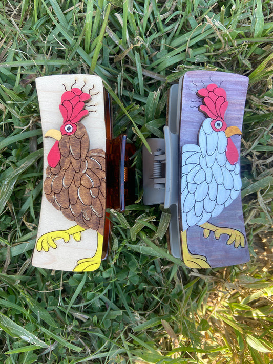 Chicken 2 Hair Clip