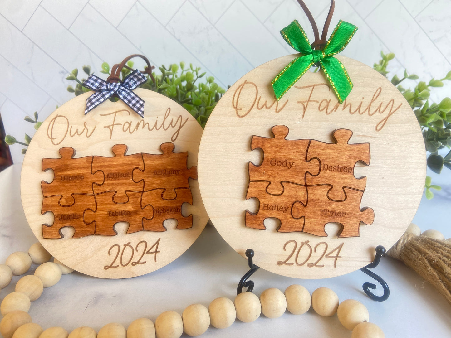 Family Puzzle Ornament