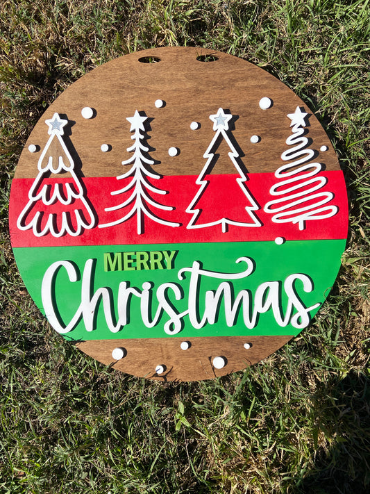 Merry Christmas Door Hanger