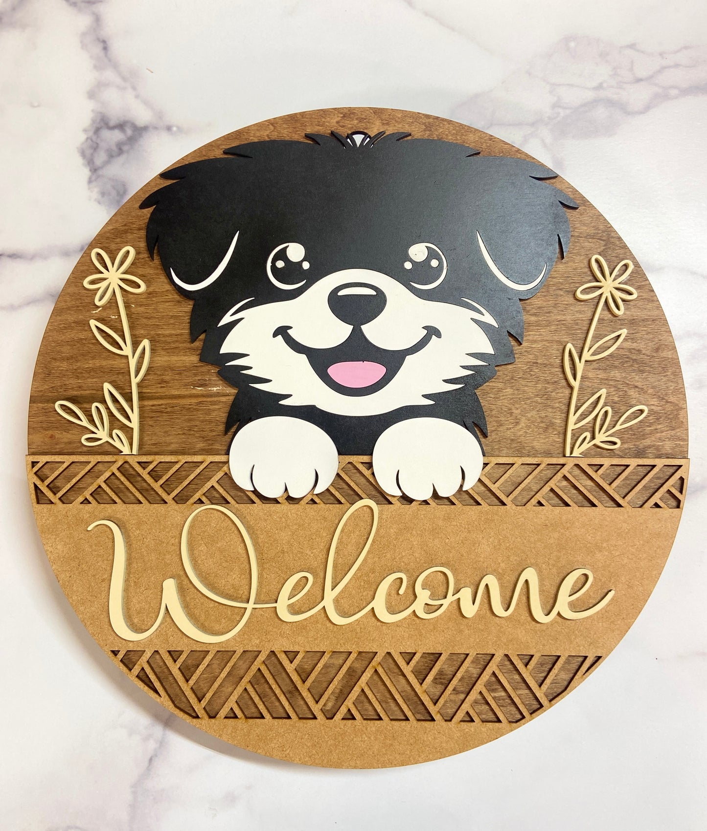 Welcome Dog Sign