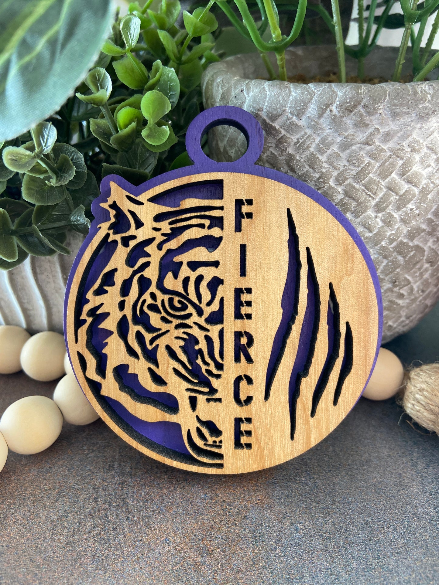 Fierce Tiger Ornament