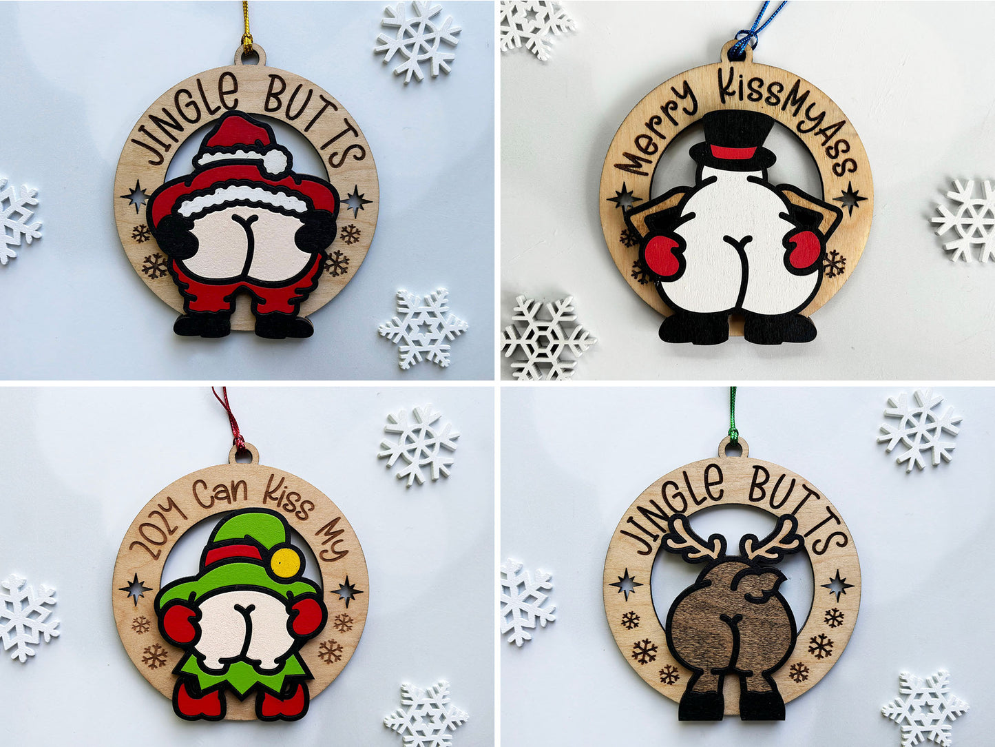 Jingle Butt Ornaments