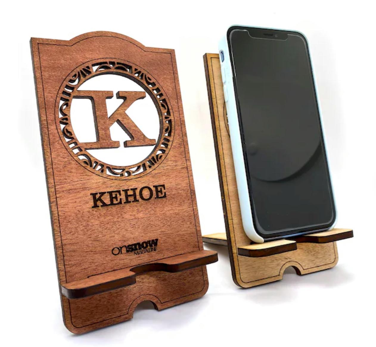 Engraved Custom Cell phone Stands