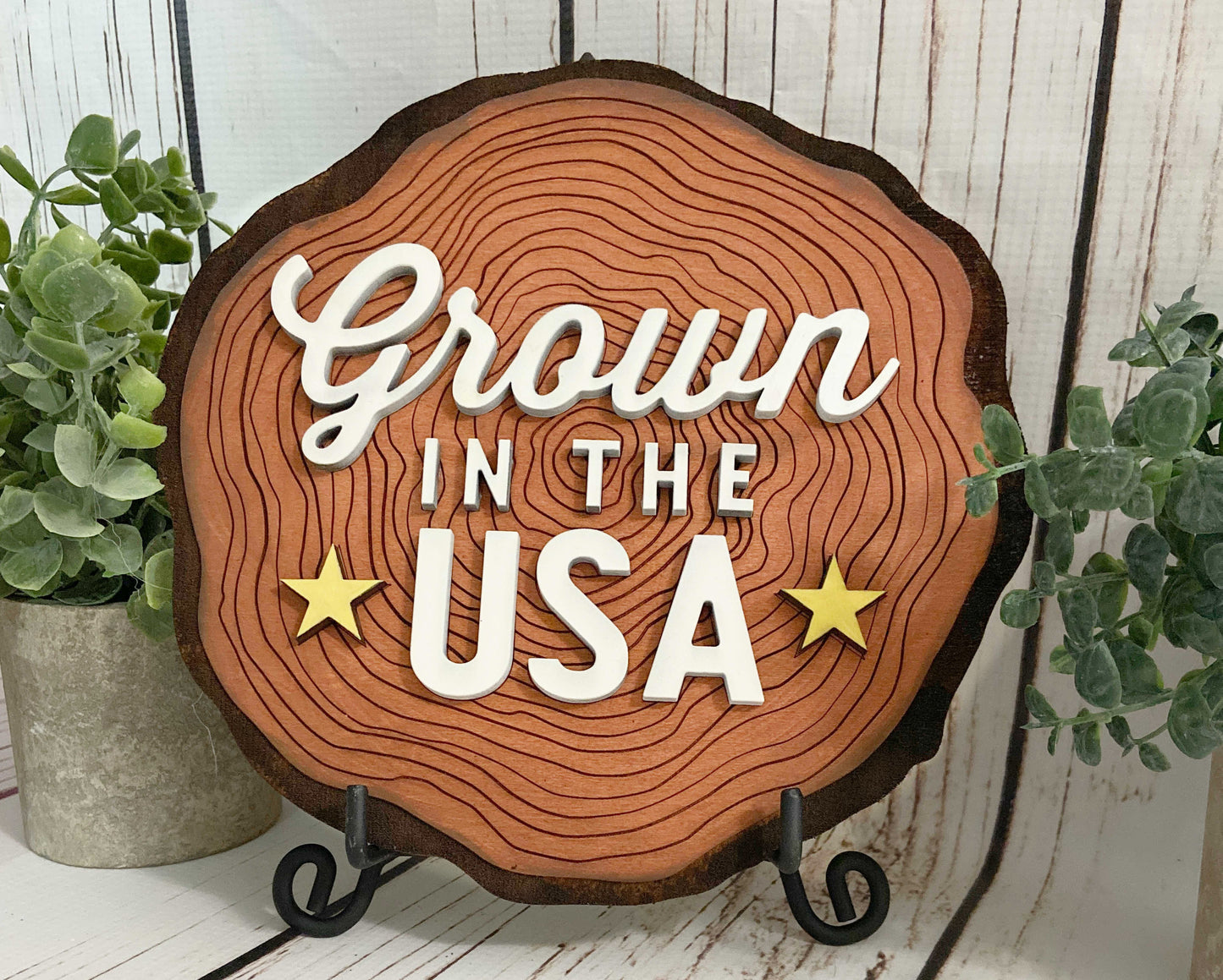 Grow Tree Engraved Sign