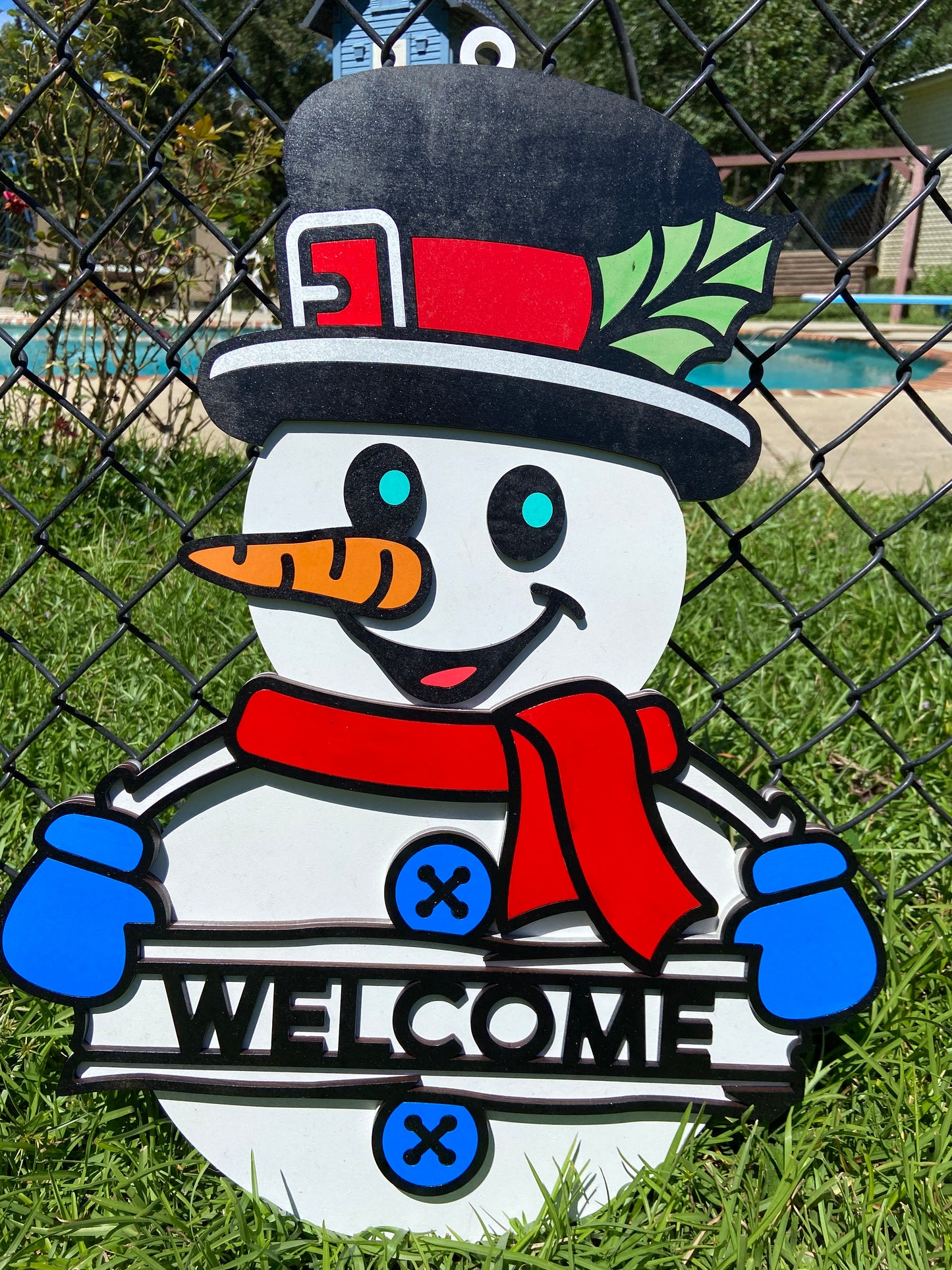 Door Hanger- Snowman