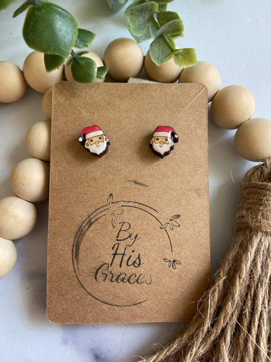 Christmas post earrings