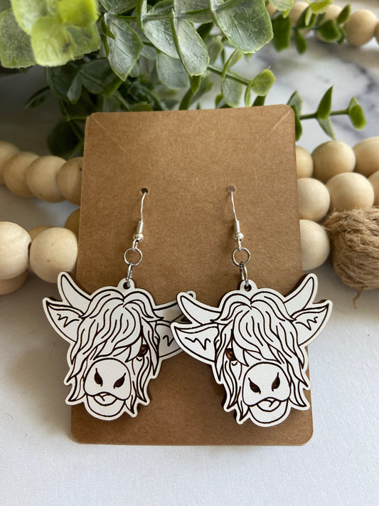 Cow Earrings